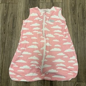 BaebaeGoods Pink Cloud Baby Sleep Sack Size 6-12 Months